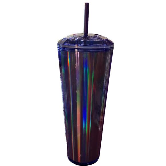 2022 Summer Starbucks Purple Dome 24oz Venti Kaleidoscope Tumbler - Picture 3 of 7